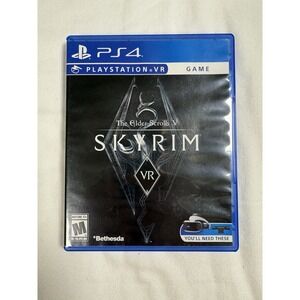 Skyrim VR - Sony PlayStation 4 PS4 Complete CIB Pristine Mint Condition Tested